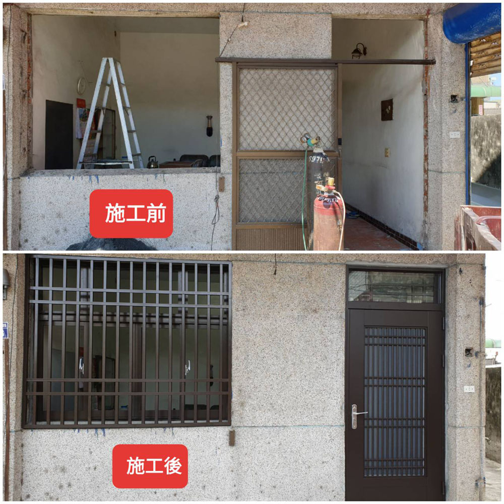 烤漆防盜門窗