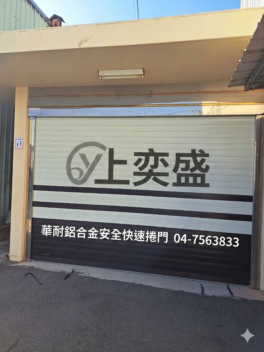 華耐鋁合金安全快速捲門安裝維修